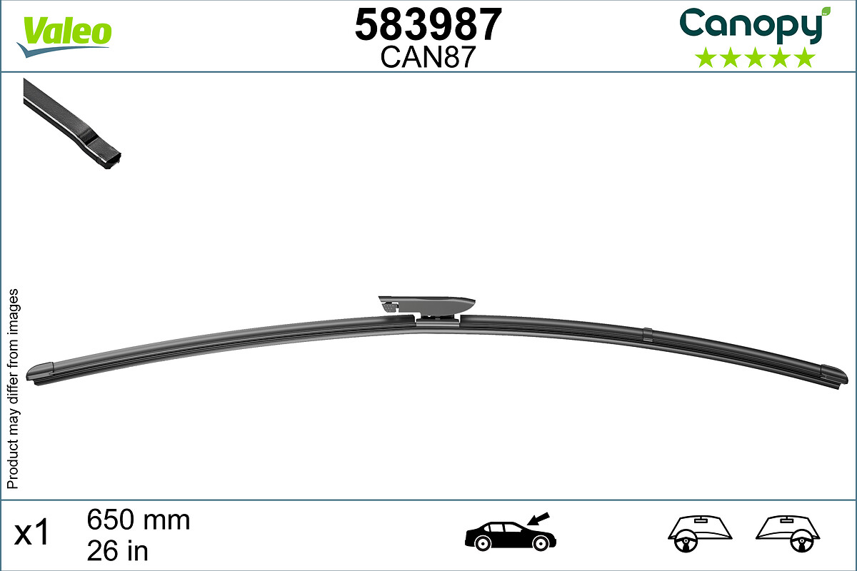 Lamela stergator VALEO 583987